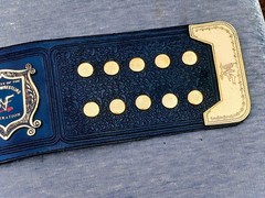 Undisputed Championship Belt Wrestling Belt Replica Title 2mm Brass Adult size