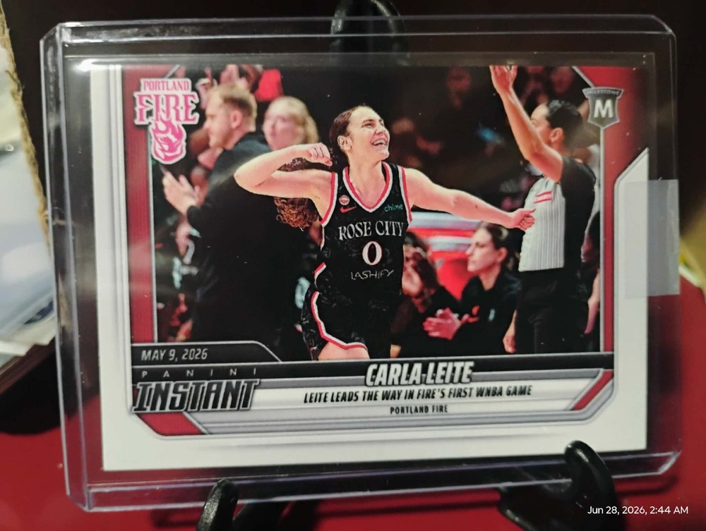 2026 Panini Instant WNBA #42 Carla Leite Portland Fire WNBA Debut PR:251
