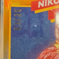 2025 Topps Chrome WWE – Wrestlemania Recall Nikolai Volkoff Orange Refractor /25