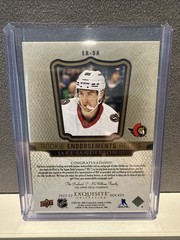 2022-23 UD The Cup Exquisite Rc Endorsements Patch Auto Jake Sanderson /50 3Clr