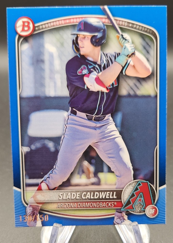 2025 Bowman Draft #BD-152 Slade Caldwell Blue Border #/150 Diamondbacks