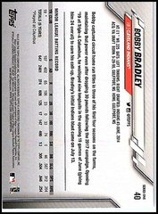 2020 TOPPS #40 BOBBY BRADLEY RC ROOKIE CLEVELAND INDIANS BASEBALL