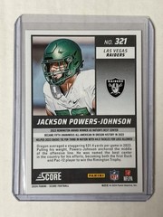 2024 Score Rookies Jackson Powers-Johnson #321 Gold Dots /240 (RC)