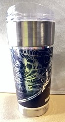 Dallas Cowboys Insulated Travel Tumbler w/ Clear Lid Blue/Silver NFL Football