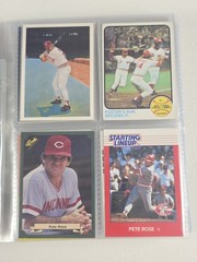 Lot of 100 PETE ROSE CARDS ~TOPPS OPEECHEE FLEER DONRUSS NRMT VTG & Team Cards
