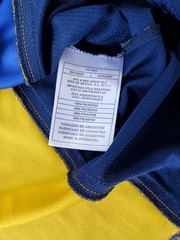 Nike CABJ Boca Juniors 2001 Quilmes Soccer Jersey Shirt Blue/Yellow Colors