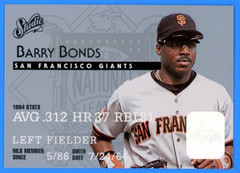 1995 Donruss Studio Platinum Barry Bonds Credit Card Facsimile Auto #7 of 25