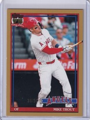 2026 Topps Series 1 MIKE TROUT 1991 Gold Parallel Insert 38/50 #T91-1 Angels