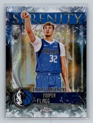 Cooper Flagg 2025-26 Topps Chrome #SY-11 Serenity Refractor Rookie Mavericks
