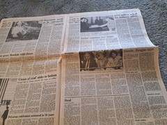 September 25 1984 Chicago Tribune Newspaper Cubs Win! Holy Cow! Chicago Cubs