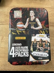 Caitlin Clark 2025 WNBA Panini Prizm Packs Collectible Tin Brand New Sealed