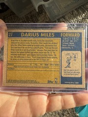 2000-01 Topps Heritage Darius Miles RC #27 1842/1972 Clippers Card NM