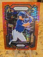 Carson Roccaforte, Royals, 2024 Panini Prizm Red Pulsar #&rsquo;d/399 #270🇬