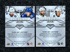 2024-25 UD Synergy Kucherov Point Goncalves RC Synergistic Duos #SD-12