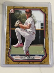 TYLER BREMNER Gold /50 Scorebook Variation Angels #1 Prospect – 2026 Bowman