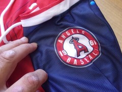 Los Angeles Angels of Anaheim #26 Long Sleeve tie up Hockey Jersey 2XL 2026 SGA