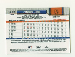 2026 Topps Chrome Baseball REFRACTOR FRANCISCO LINDOR 158/250
