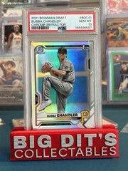 2021 Bowman Draft Chrome Bubba Chandler #BDC-41 1st Bowman Refractor PSA 10 Gem