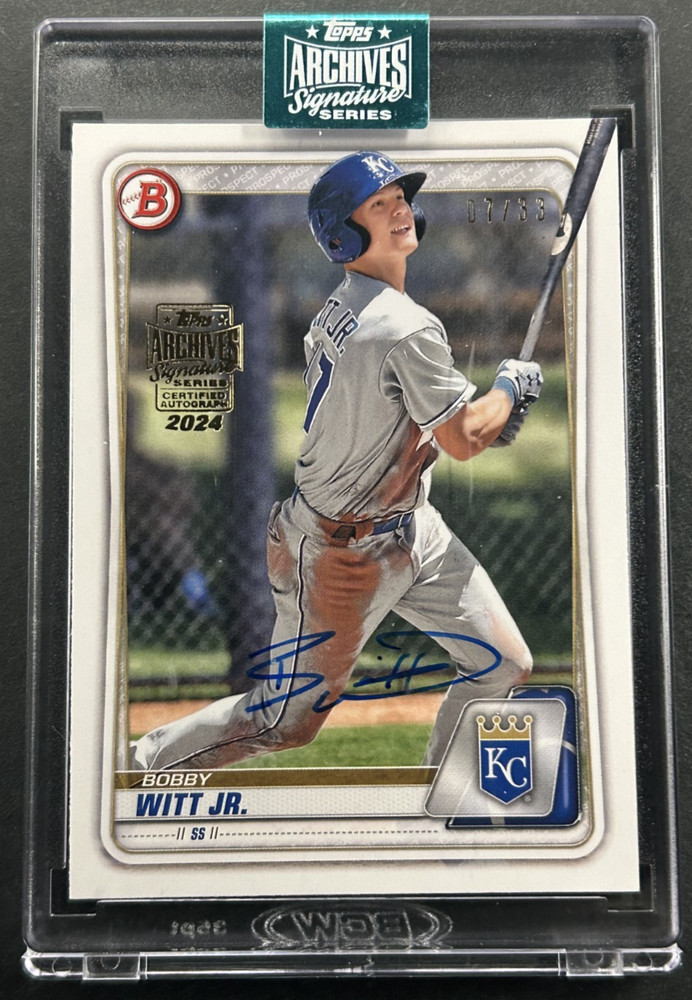 2024 Topps Archives – Bobby Witt Jr. #BD-152 Kansas City Royals – AUTO /33
