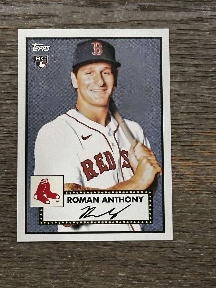 2026 TOPPS SERIES 1 – ROMAN ANTHONY 1952 VARIATION ROOKIE SSP RC #189 RED SOX
