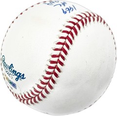 Lou Piniella Signed MLB Baseball Seattle Pilots « Sweet & 1969 AL ROY » PSA/DNA