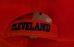 Cleveland Baseball Snapback Hat Red Navy White Adjustable Cap MLB EC