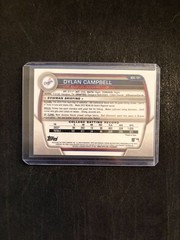 2023 Bowman Draft Chrome Yellow Lunar Crater Refractor 31/75 Dylan Campbell