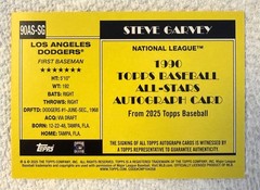 2025 Topps Update #90AS-SG Steve Garvey 1990 35th Anniversary All-Star Autograph