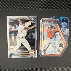 Topps 2025 Bowman Chrome 1st Bowman Xavier Neyens Astros Lot (2) BDC-2 BIA-14