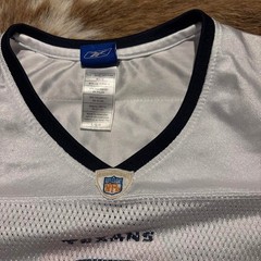 NFL HOUSTON TEXANS MATT SCHUAB 8 jersey white and red and navy – size L vintage