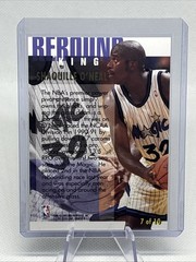 1994-95 Fleer Ultra – Rebound Kings Shaquille O&rsquo;Neal #7 Magic HOF NM+