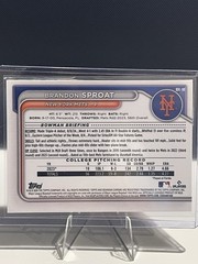 2024 Bowman Chrome Draft Sapphire Edition – Brandon Sproat #BDC-90 (RC)