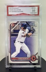 2022 Bowman Chase DeLauter Guardians 1st Bowman Rookie Card #BD-49 Gem Mint 10