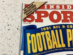 August 1991 – INSIDE SPORTS – Magazine – NFL & College Football Preview