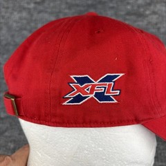 &rsquo;47 Brand XFL/UFL DC Defenders &lsquo;Old Logo&rsquo; Red Strapback Hat – OSFA – RARE!