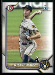 2022 Bowman Draft #BD-132 – Jacob Misiorowski 1st Rookie Brewers Rookie Card