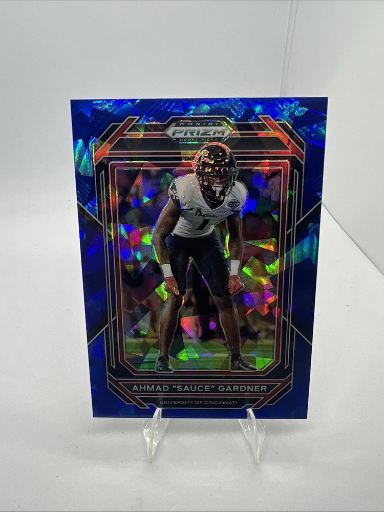 2023 Panini Prizm Draft Picks – Ahmad Gardner #3 Blue Ice Prizm /99. Bb1.7