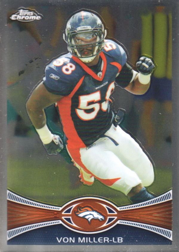 2012 Topps Chrome #22 Von Miller – FB