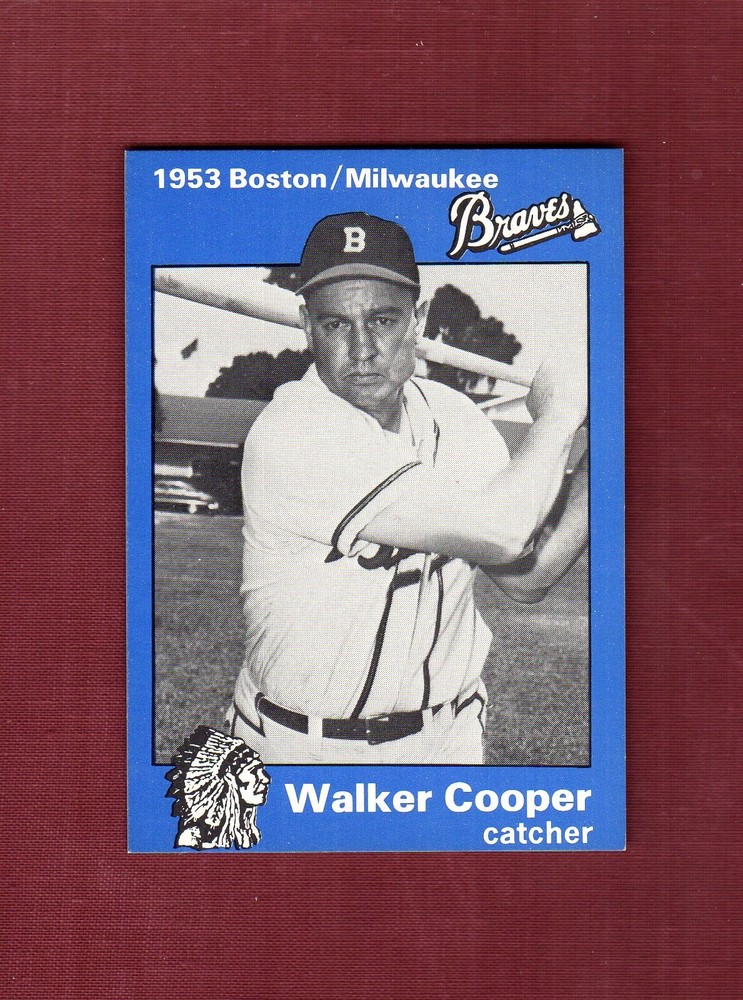 #39 WILLIAM WALKER COOPER ~ 1953 Boston/Milwaukee Braves