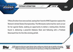 Tiffany Stratton 2026 Topps NOW WWE Wrestling Tiffy Time Again! Card #53 IN HAND