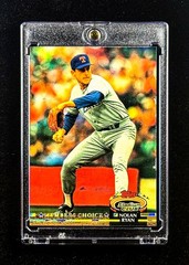NOLAN RYAN MEMBERS ONLY GOLD FOIL RARE TOPPS STADIUM CLUB TEXAS RANGERS HOF