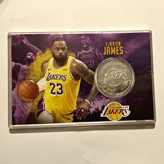 LeBron James Los Angeles Lakers #23 NBA Commemorative Coin in Display Case