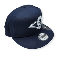 New Era Los Angeles Rams 9Fifty Navy/White Logo Adjustable Snapback Hat Cap
