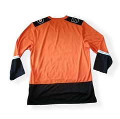 Fanatics Branded Philadelphia Flyers Black/Orange Long Sleeve Jersey L or XL