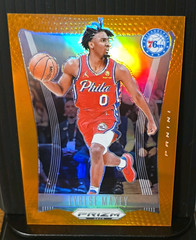 2023-24 Prizm Deca Tyrese Maxey Orange Prizm /49 76ers