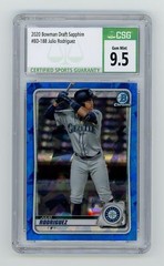 2020 Bowman Draft Chrome Sapphire #BD-188 Julio Rodriguez CSG 9.5