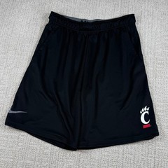 Nike Dri-Fit Mens Medium Cincinnati Bearcats 9&Prime; Black Hype Athletic Shorts