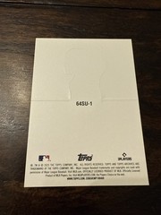 2025 Topps Archives AARON JUDGE Stand-Up Punch Out Insert #64SU-1 NY YANKEES