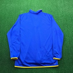 St Louis Blues Sweatshirt Mens Large Blue Quarter Zip Adidas NHL Hockey Sports