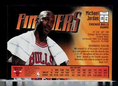 1997-98 Topps Finest Finishers Basketball Card #39 Theme F1 Michael Jordan HOF